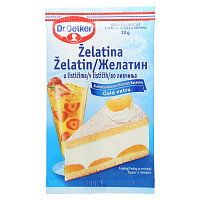 Želatina v lističih