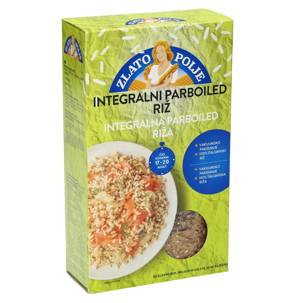 Rjavi parboiled riž