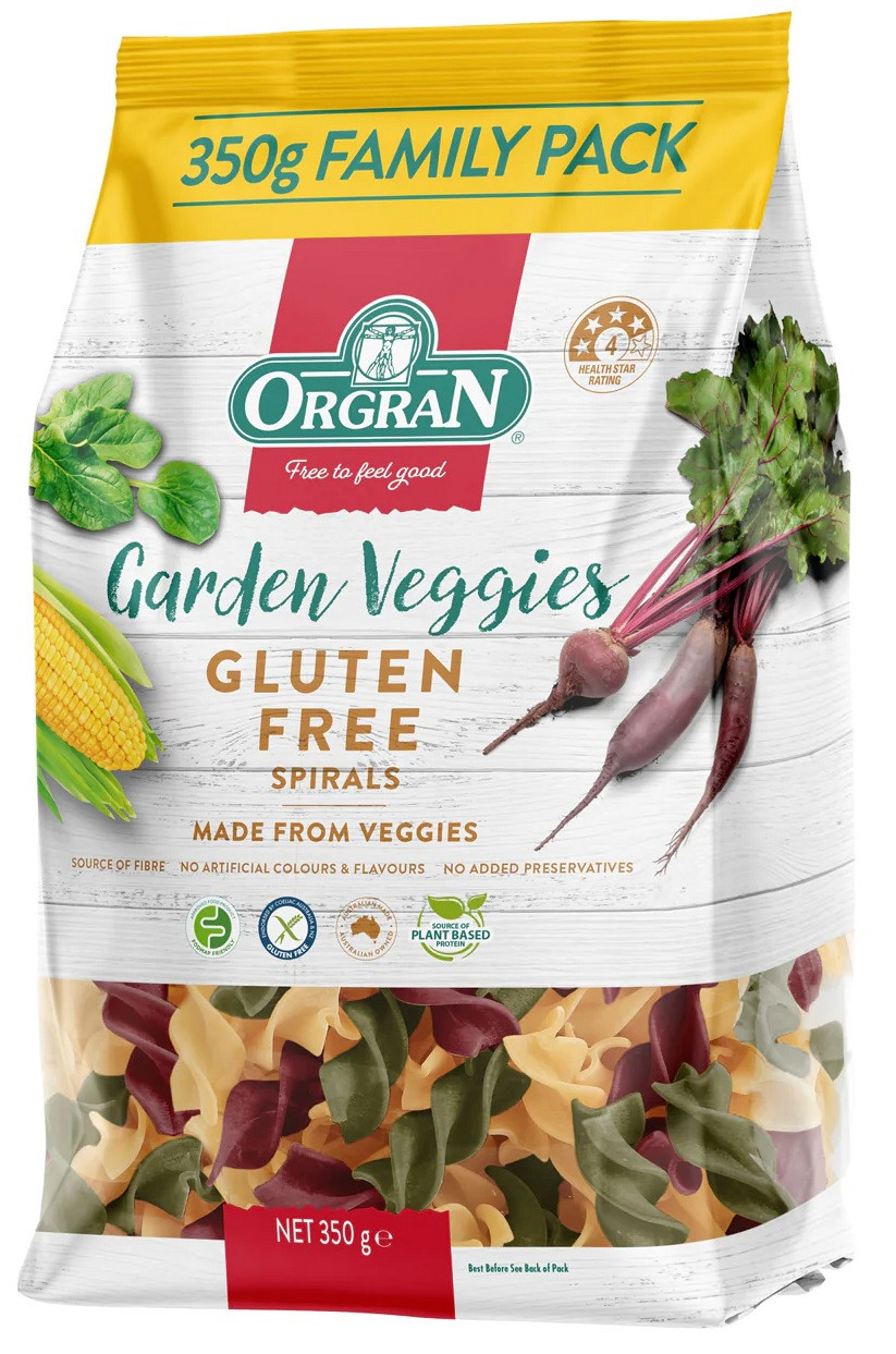 Koruzne testenine z zelenjavo, svedri